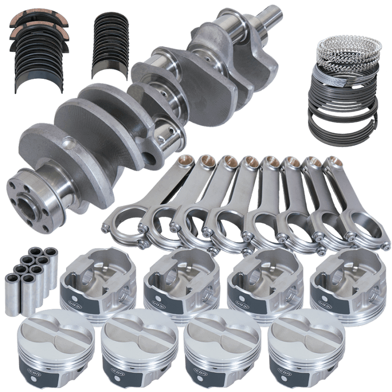 Eagle — Eagle Ford 351W SVO 4.000in Crank 2.750in Mains 6.200in H-Beam 4.030in Pistons Rotating Assembly
Competition Assembly - view 1