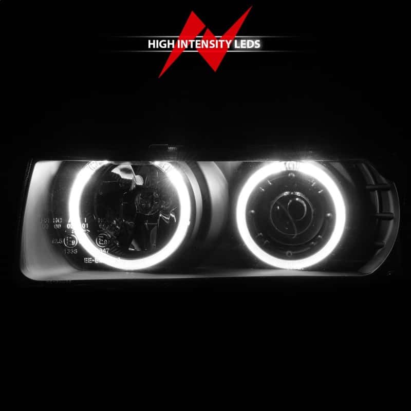 ANZO — ANZO 1992-1998 BMW 3 Series E36 Projector Headlights w/ Halo Black G2 1 pc
Head Light Set
HdLtSet - view 9