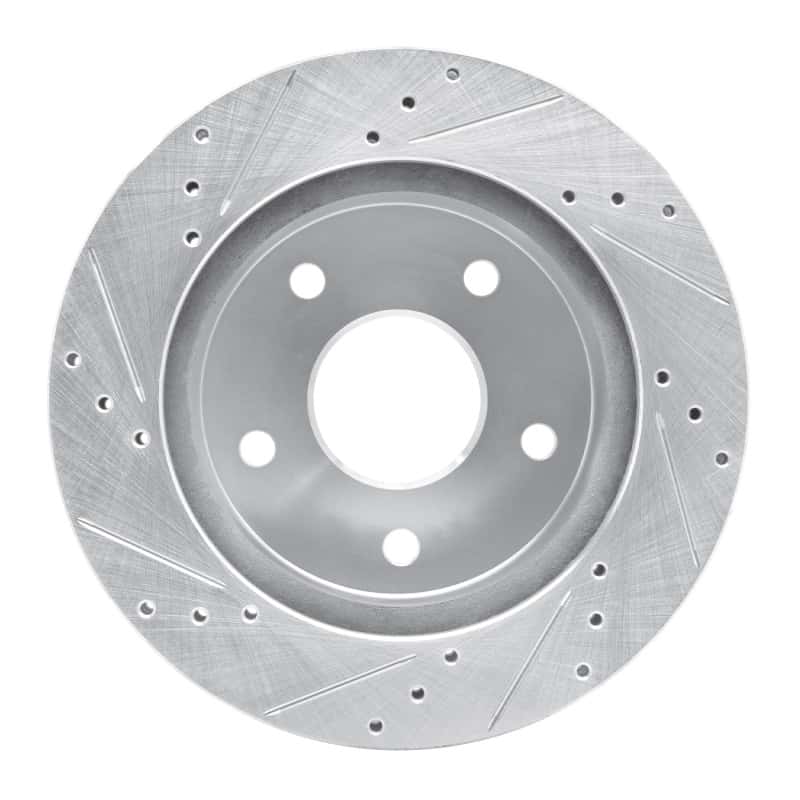 R1 Concepts — R1 00-01 Dodge Ram 1500 Pickup Front Right Drilled & Slotted Silver Brake Rotor
R1 Brake Rotor Drill - view 5