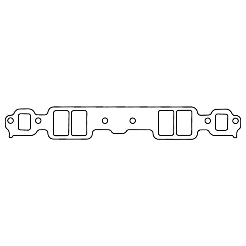Cometic Gasket — Cometic GM Gen1 SB V8 .125in Fiber Intake Mani Gasket-2.090in x 1.280in Rect. Race Ports-10 Pack
Intake Gasket - view 1