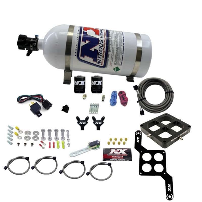 Nitrous Express — Nitrous Express Dominator Billet Crossbar Pro-Power Nitrous Kit (100-500HP) w/10lb Bottle
Injection System Kit
N2OSys - view 1