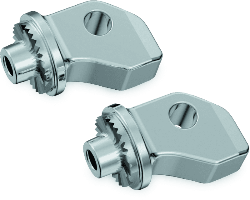 Kuryakyn — Kuryakyn Splined Peg Adapters Front Indian Scout Chrome - view 1