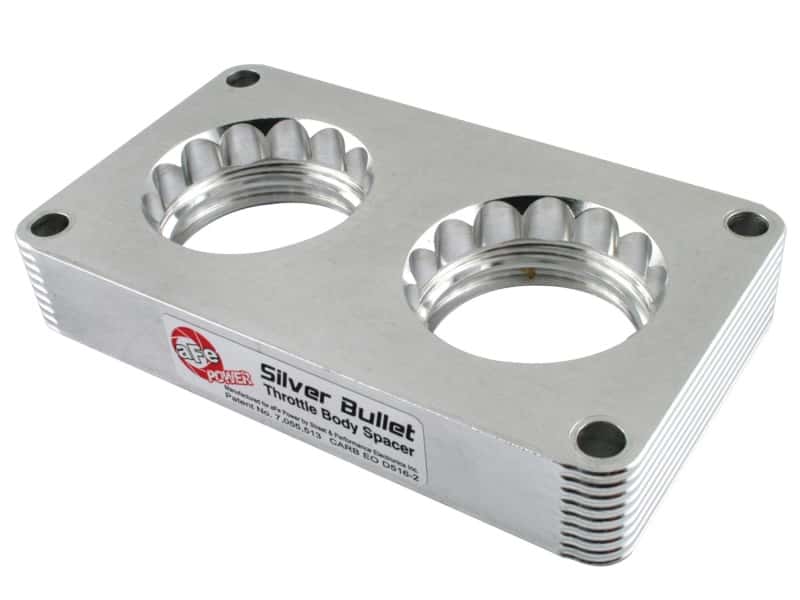 aFe — aFe Silver Bullet Throttle Body Spacers TBS Ford Mustang 05-10 V8-4.6L
Throttle Body Spacer
TBdySpacer - view 1