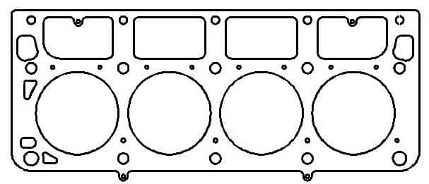 Cometic Gasket — Cometic 09+ GM LS9 4.100in Bore .051 thick MLS RHS Head Gasket
Cylinder Head Gasket - view 1
