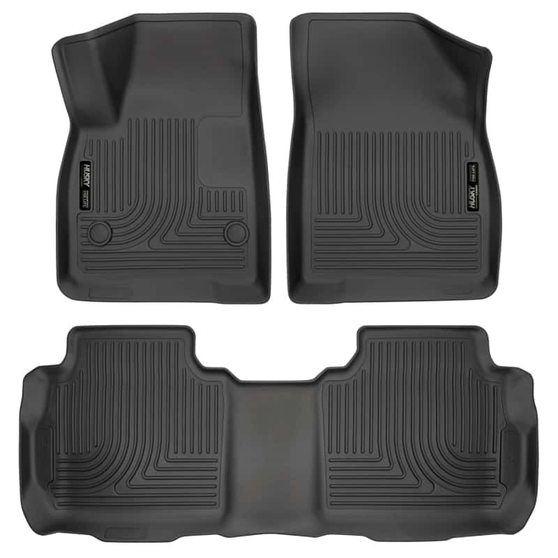 Husky Liners — Husky Liners Weatherbeater 17-23 Cadillac XT5 / 17-23 GMC Acadia Front & 2nd Seat Floor Liners - Blk
Floor Liners - view 1
