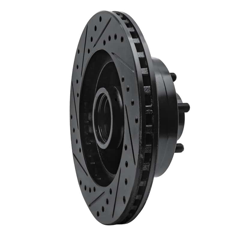 R1 Concepts — R1 91-96 Dodge Dakota RWD Front Right Drilled & Slotted Black Brake Rotor
R1 Brake Rotor Drill - view 4