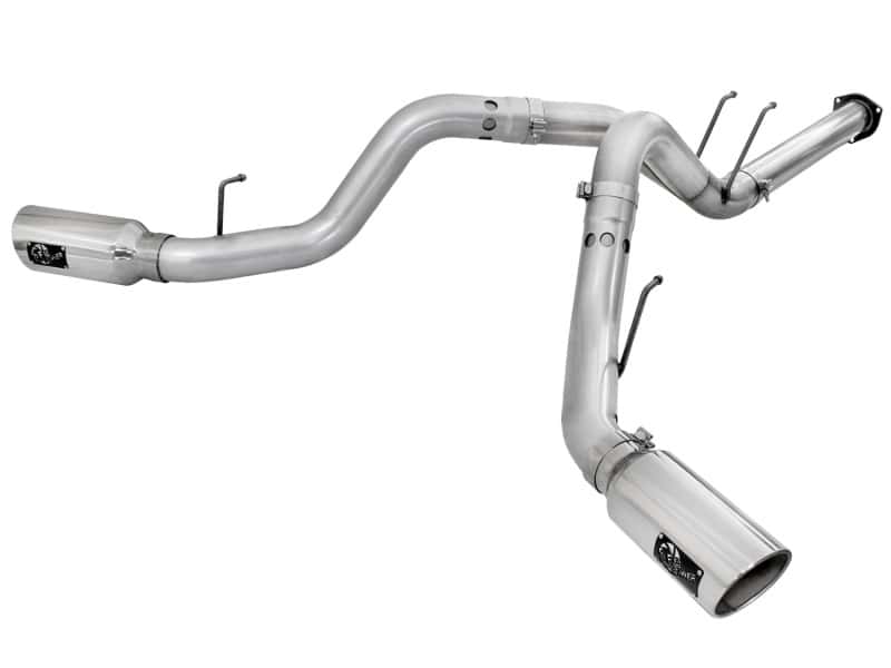 aFe — aFe Atlas Exhaust 4in DPF-Back Exhaust Aluminized Steel Polished Tip 11-14 ford Diesel Truck V8-6.7L
DPF-Back Exhaust - view 1