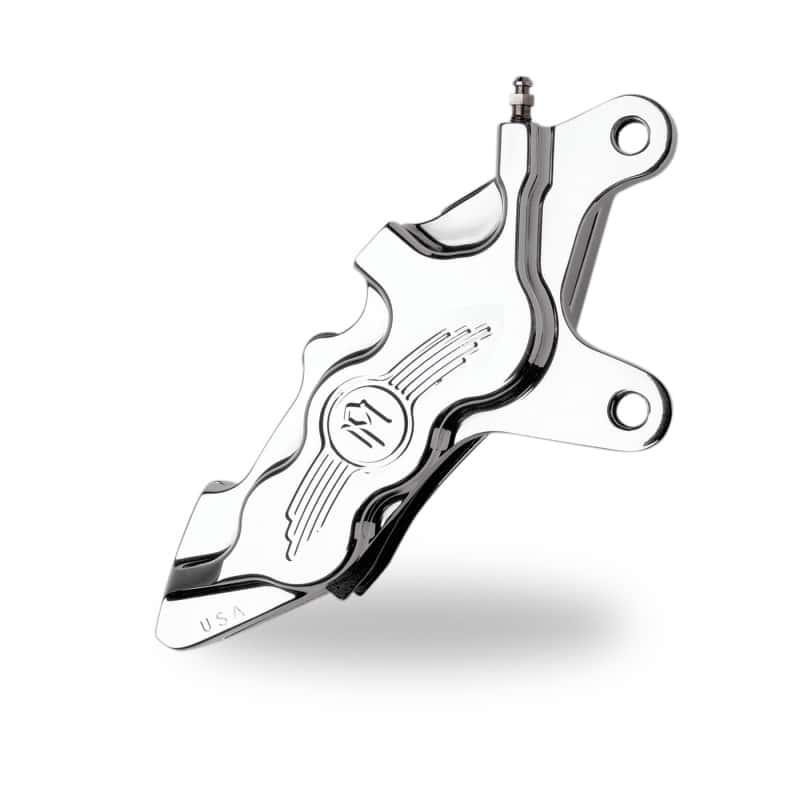 Performance Machine — Performance Machine Front 6 Piston Diff Bore Caliper - Chrome - view 1