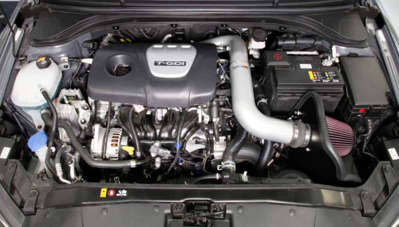 K&N Engineering — K&N 17-18 Hyundai Elantra L4-1.6L F/I Typhoon Performance Air Intake System
Performance Air Inta
Air Intake System - view 4