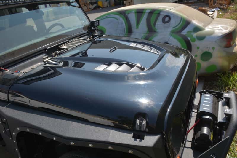 DV8 Offroad — DV8 Offroad 07-18 Jeep Wrangler JK Rubicon 10th Anniversary Replica Hood - view 8