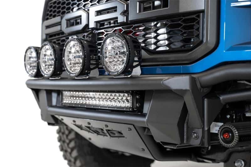 Addictive Desert Designs — Addictive Desert Designs 17-20 Ford Raptor Pro Bolt-On Front Bumper - Hammer Black
Bumper Light Hoop
Accessory - view 1