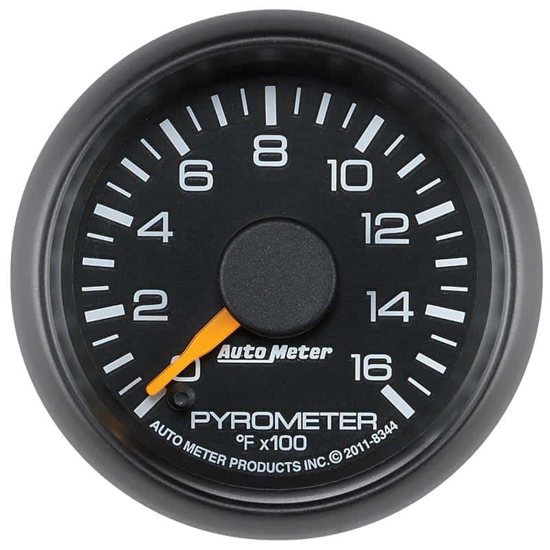 AutoMeter — Autometer Factory Match GM 2-1/16in 1600 Degree Electric Pyrometer (EGT) Gauge
2-1/16" PYRO KIT, 0- - view 1