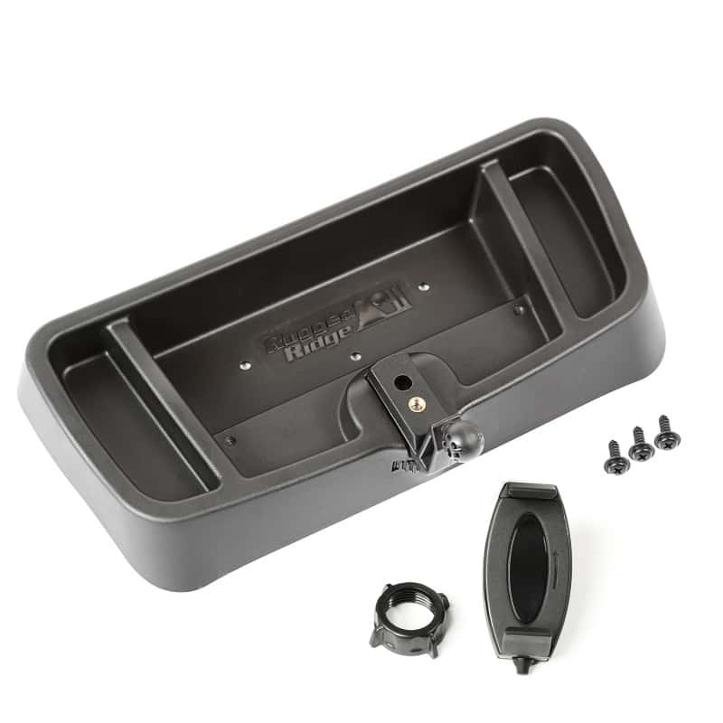 Rugged Ridge — Rugged Ridge Dash Multi-Mount W/Phone Holder 97-06 Jeep Wrangler
Dash Board Pocket
OFFROAD_INTERIOR - view 2