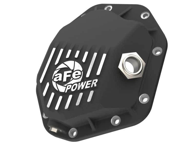 aFe — aFe 19-25 GM Trucks Front Diff Cover - Black w/ Machined Fins
Differential Cover - view 1