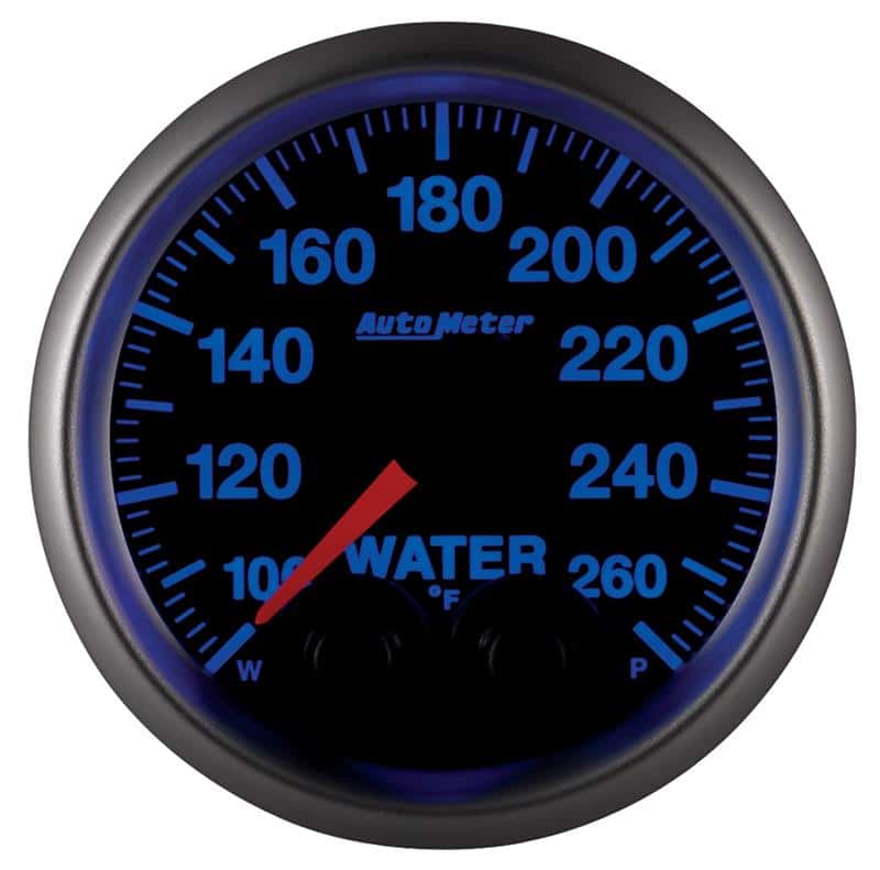 AutoMeter — Autometer Elite 52mm 100-260 Degrees F Water Temperature Peak and Warn Gauge w/ Electronic Control
GA 2" WTEMP 260F ELI - view 2