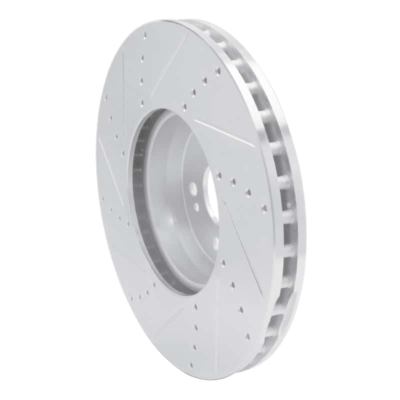 R1 Concepts — R1 15-23 Mercedes-Benz C350E Front Right Drilled & Slotted Silver Brake Rotor
R1 Brake Rotor Drill - view 4