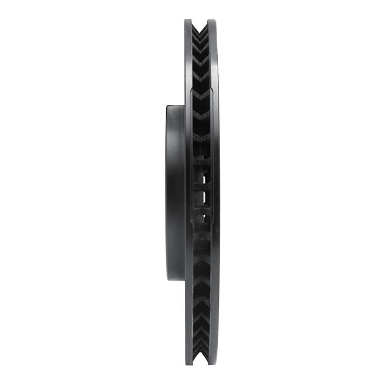 R1 Concepts — R1 11-14 Ford Mustang Front Left Drilled & Slotted Black Brake Rotor
R1 Brake Rotor Drill - view 3