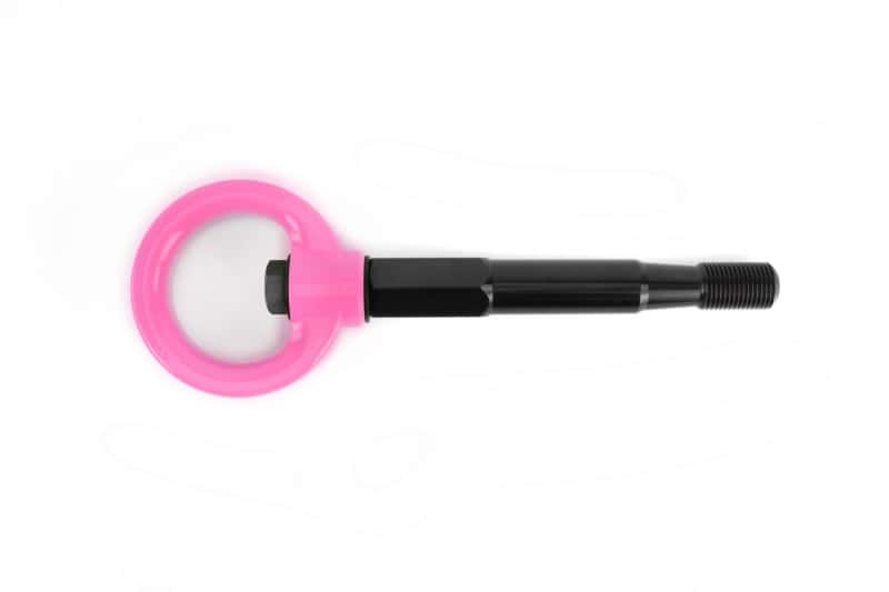 Perrin Performance — PERRIN 15-17 Subaru WRX & STI / 13-17 Crosstrek / 12-16 Impreza Tow Hook Kit (Front) - Hyper Pink - view 3