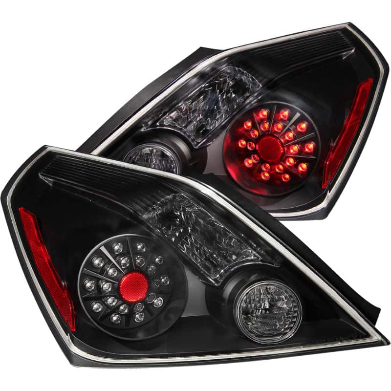 ANZO — ANZO 2008-2013 Nissan Altima (2 Door ONLY) LED Taillights Black - view 2