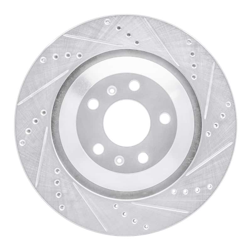R1 Concepts — R1 04-18 Audi A8 Rear Right Drilled & Slotted Silver Brake Rotor
R1 Brake Rotor Drill - view 1