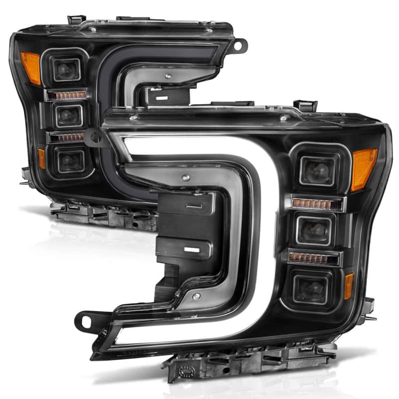ANZO — ANZO 18-20 Ford F-150 Full Led Projector Smoke Bar Style Headlights Black Amber
Head Light Set
HdLtSet - view 14