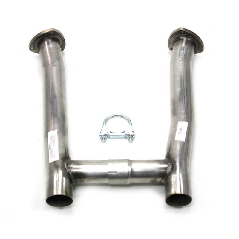 JBA — JBA 65-73 Ford Mustang 260-302 T5/T56 304SS Mid Pipes
304 Mid-Pipes - view 2