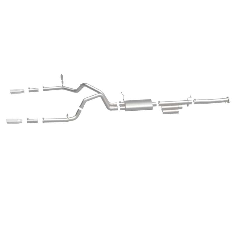 Magnaflow — MagnaFlow Stainless Cat-Back Exhaust 2015 Chevy Silverado 2500HD 6.0L Dual Split Rear Exit 4in
Cat-Back - view 8