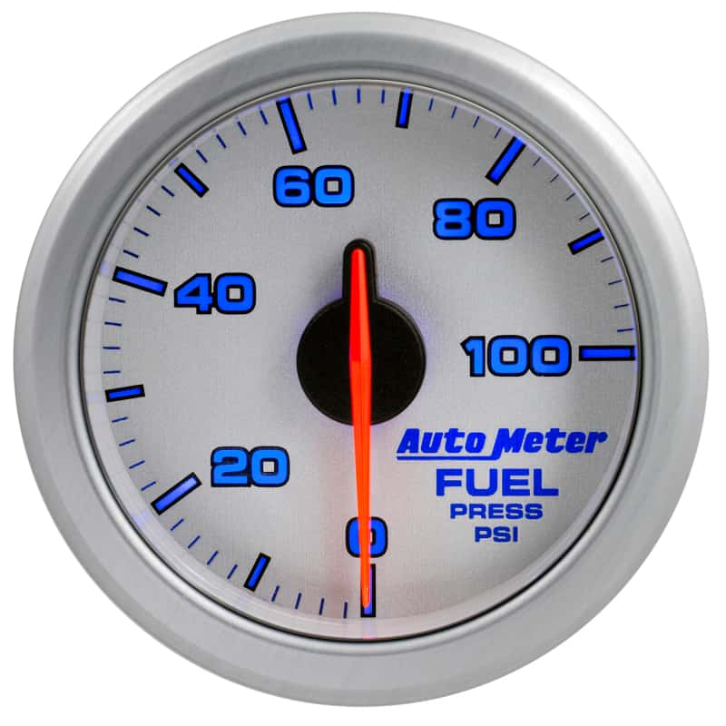 AutoMeter — Autometer Airdrive 2-1/6in Fuel Pressure Gauge 0-100 PSI - Silver
GA 2" FUELP ARDRV SL - view 9