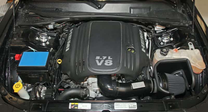 K&N Engineering — K&N Dodge/Chrysler 5.7/6.1L V8 Black Performance Intake Kit
Performance Air Inta
Air Intake System - view 4