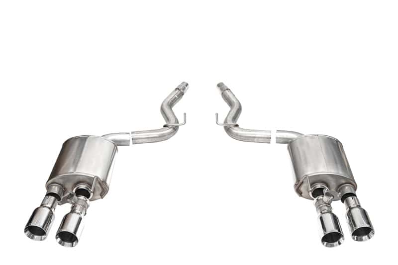 CORSA Performance — Corsa 24+ Ford Mustang Dark Horse 5.0L 3in Dual Rear Axle-Back w/Twin 4.5in Polish Straight Tips
Exhaust - view 1