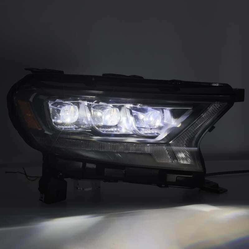 AlphaRex — AlphaRex 19-21 Ford Ranger NOVA LED Proj Headlights Plank Style Black w/Activ Light/Seq Signal/DRL
Projector Headlights - view 5