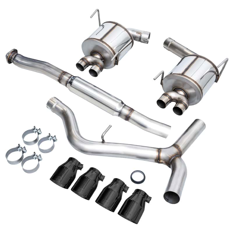 AWE Tuning — AWE Tuning Subaru STI VA / WRX GV / STI GV Sedan Touring Edition Exhaust - Diamond Black Tip (102mm)
Touring Exhaust - view 4