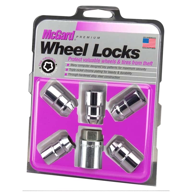 McGard — McGard Wheel Lock Nut Set - 5pk. (Cone Seat) M12X1.5 / 3/4 Hex / 1.46in. Length - Chrome - view 3