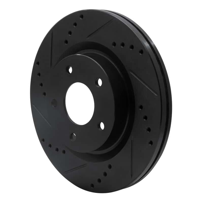 R1 Concepts — R1 07-13 Nissan Altima Front Left Drilled & Slotted Black Brake Rotor
R1 Brake Rotor Drill - view 2