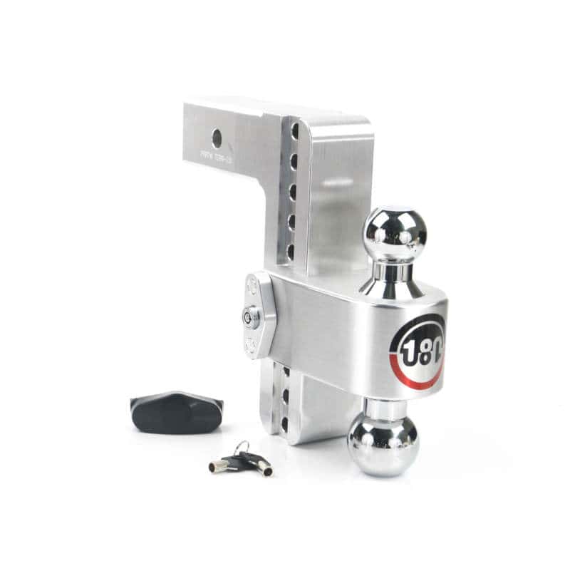 Weigh Safe — Weigh Safe 180 Hitch 8in Drop Hitch & 2.5in Shank (10K/18.5K GTWR) - Aluminum - view 1