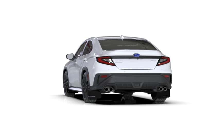 Rally Armor — Rally Armor 22-26 Subaru WRX Black UR Mud Flap w/White Logo
Mud Flap - view 2
