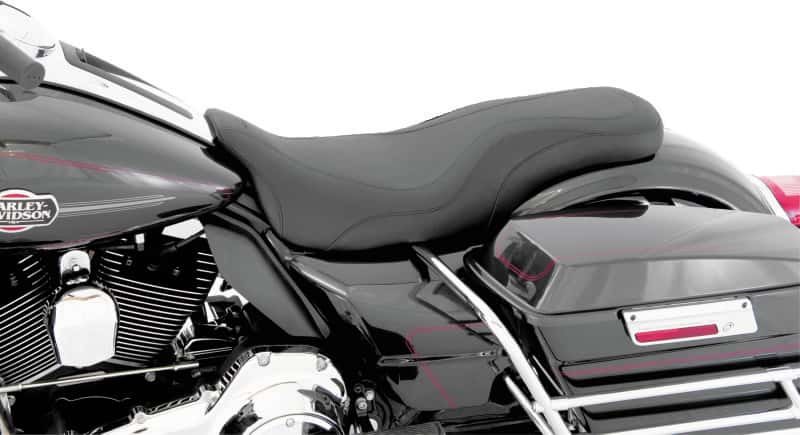 Mustang Motorcycle — Mustang 08-21 Harley Electra Glide Std,Rd Glide,Rd King,Street Glide DayTripper 1PC Seat - Black - view 1