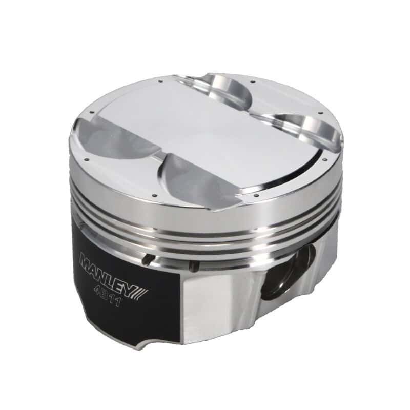 Manley Performance — Manley Mitsubishi 4B11 86.5mm Bore 9.0:1 CR -5cc Dish Turbo Tuff Piston Set w/ Rings
Piston Set - view 5