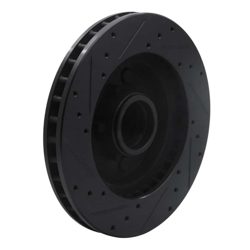 R1 Concepts — R1 88-94 Chevrolet C1500 Front Right Drilled & Slotted Black Brake Rotor
R1 Brake Rotor Drill - view 4