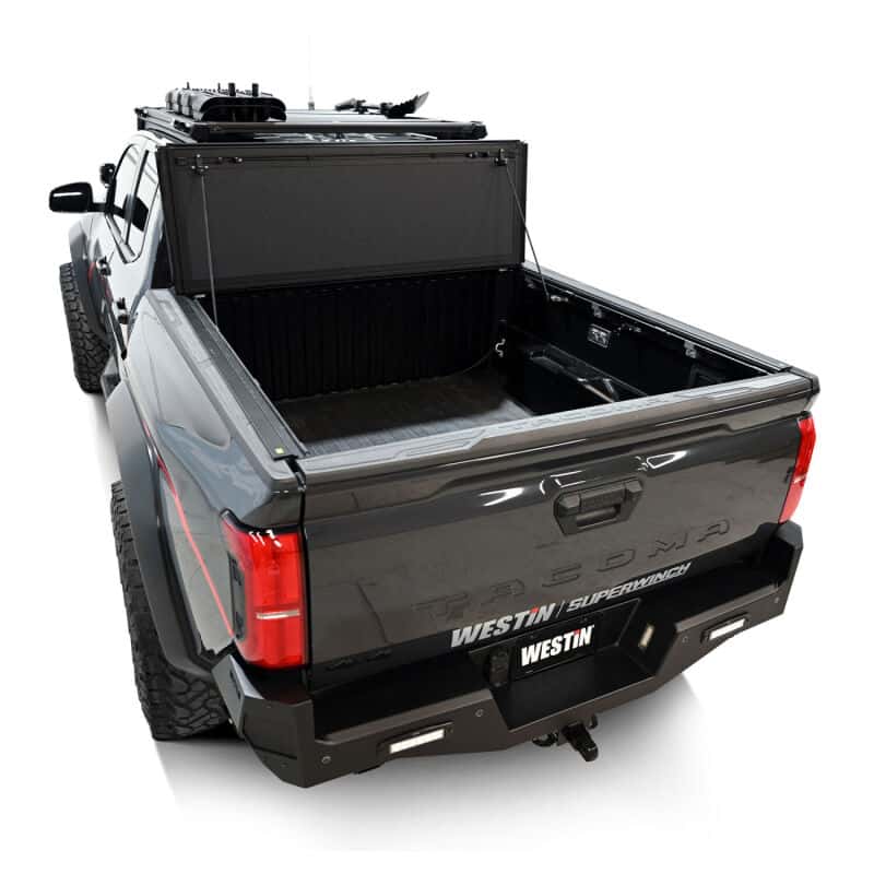 Westin — Westin 24-26 Toyota Tacoma 2WD/4WD 5ft. Bed Hard Tri-Fold Tonneau Cover - Black
HT-F Tonneau Cover - view 19