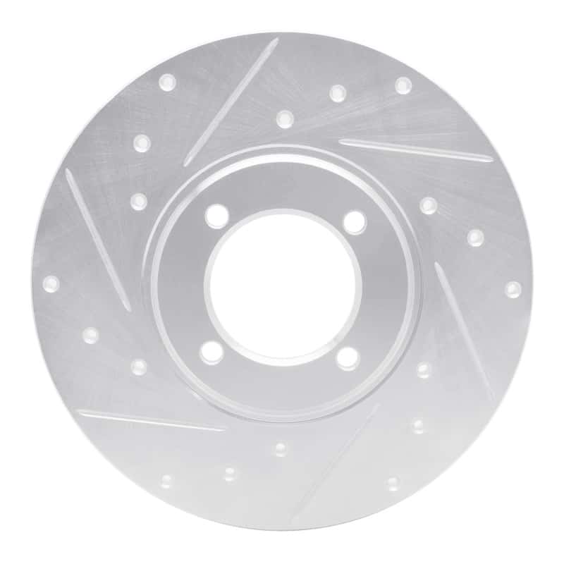 R1 Concepts — R1 76-81 Toyota Celica Front Left Drilled & Slotted Silver Brake Rotor
R1 Brake Rotor Drill - view 1