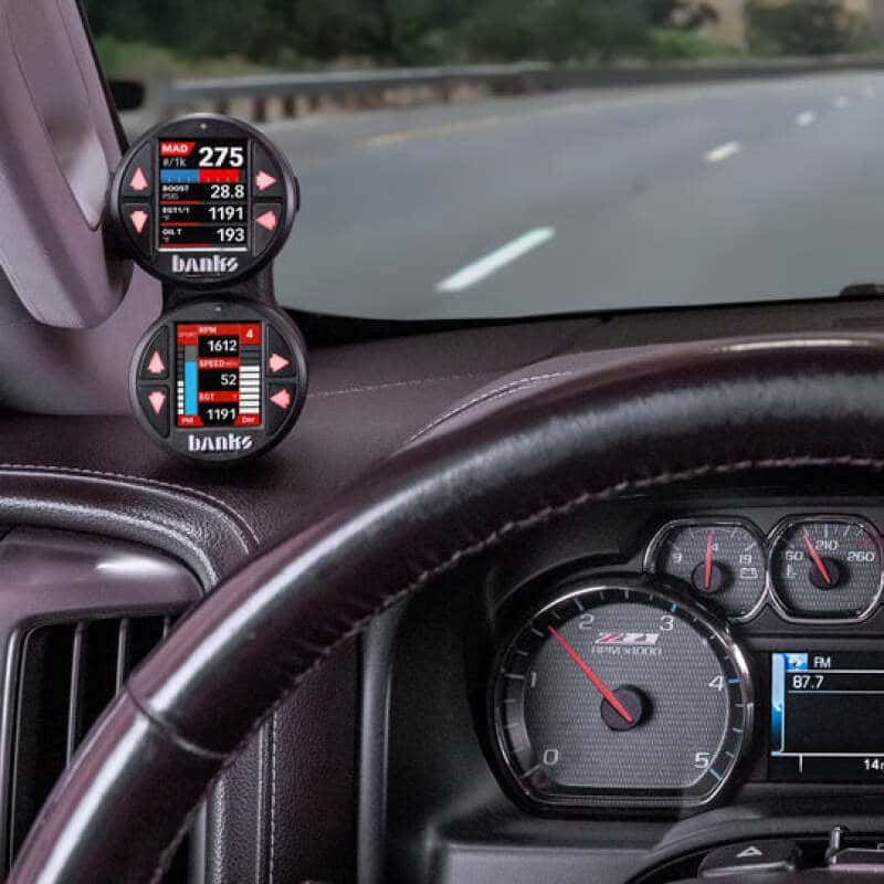 Banks Power — Banks Power 15-19 Chevrolet / GMC 2500/3500 iDash Stealth Dual Pod Mount
Stealth Pod Mount - view 2