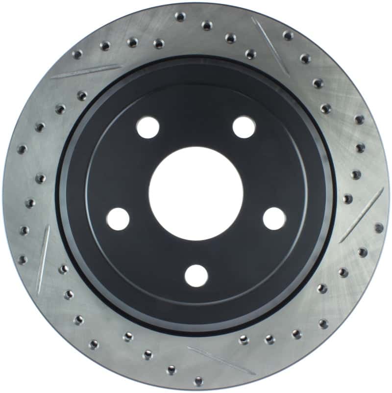 Stoptech — StopTech Slotted & Drilled Sport Brake Rotor 11-15 Jeep Grand Cherokee (Excludes SRT8)
Slot/Drill Rotor - view 1