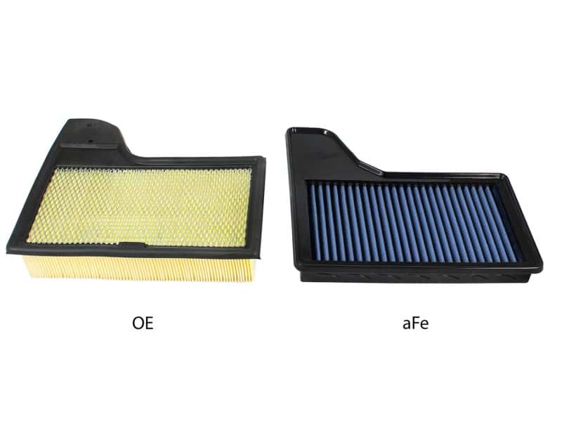 aFe — aFe MagnumFLOW OEM Replacement Air Filter PRO 5R 2015 Ford Mustang L4 / V6 / V8
Magnum FLOW Filter - view 5