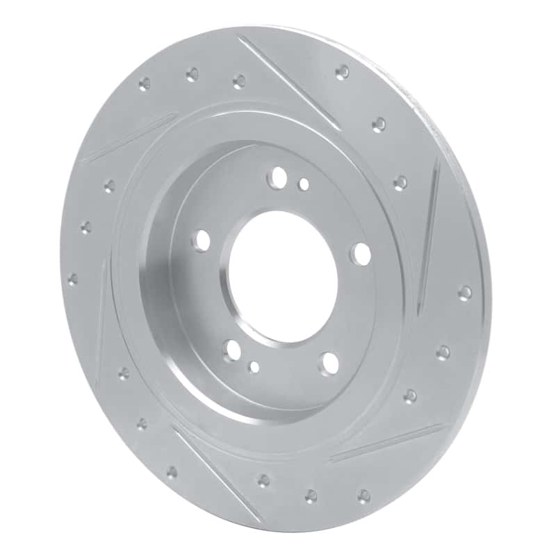 R1 Concepts — R1 13-25 Hyundai SONATA Rear Left Drilled & Slotted Silver Brake Rotor
R1 Brake Rotor Drill - view 4