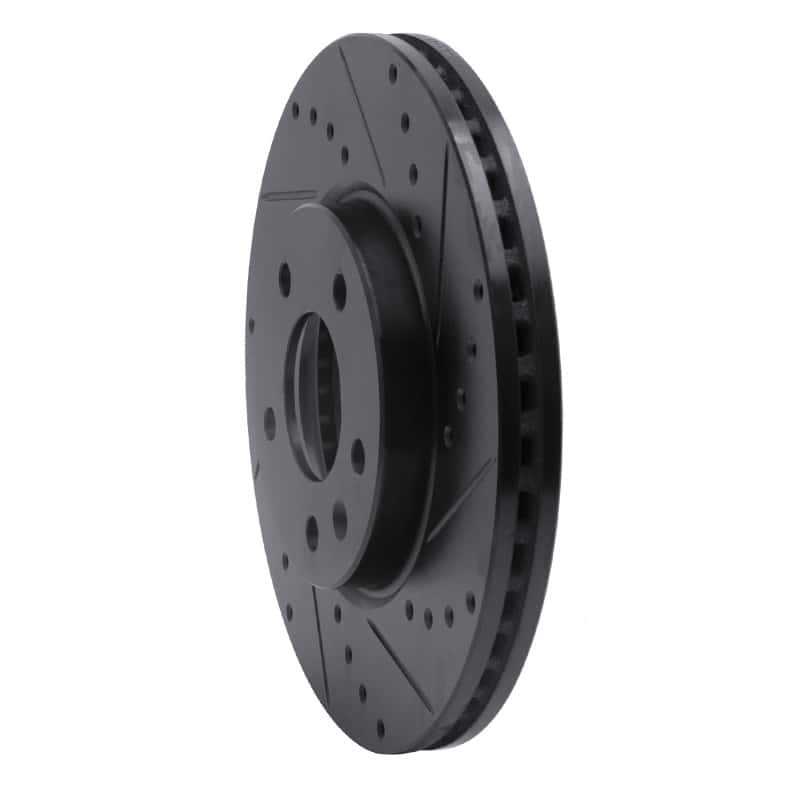 R1 Concepts — R1 2011-2025 Buick LaCrosse Front Right Drilled & Slotted Black Brake Rotor
R1 Brake Rotor Drill - view 2