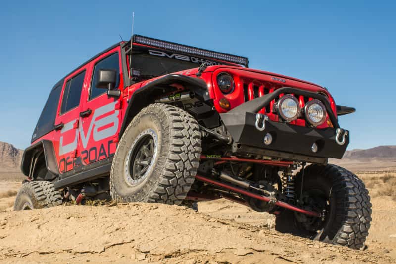 DV8 Offroad — DV8 Offroad 07-18 Jeep Wrangler JK Front & Rear Flat Tube Fenders
Fender Flares - view 6