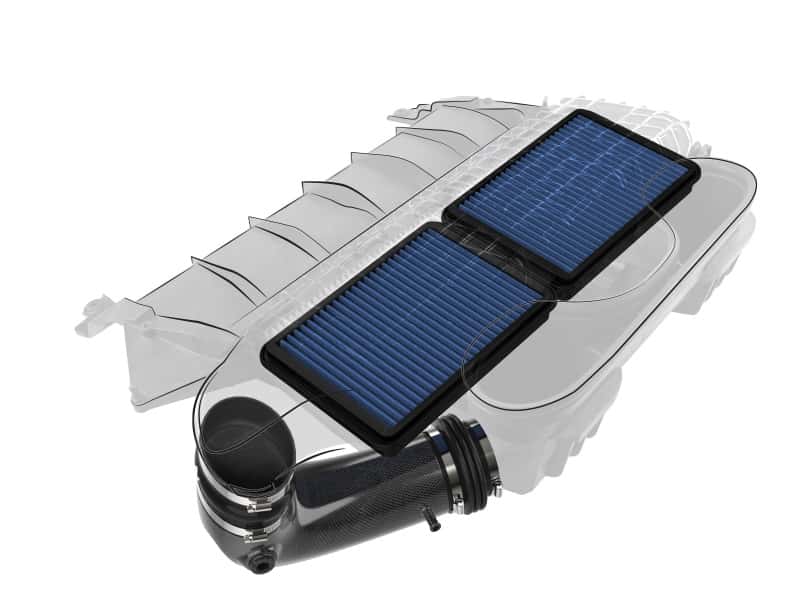 aFe — aFe Super Stock Carbon Fiber Pro 5R Induction System 2021 RAM 1500 TRX V8-6.2L SC
Super Stock Intake - view 4