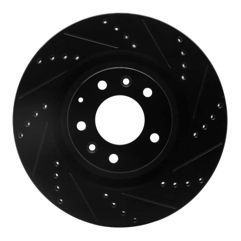 R1 Concepts — R1 07-15 Mazda CX-9 Front Right Drilled & Slotted Black Brake Rotor
R1 Brake Rotor Drill - view 1