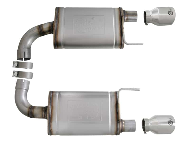 aFe — aFe MACH Force-Xp SS Axle Back Exhaust w/Polished Tips 15-17 Ford Mustang GT V8-5.0L
Axle-Back Exhaust - view 4
